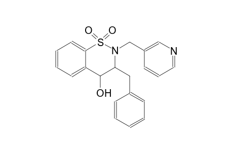 2H-1,2-benzothiazin-4-ol, 3,4-dihydro-3-(phenylmethyl)-2-(3-pyridinylmethyl)-, 1,1-dioxide