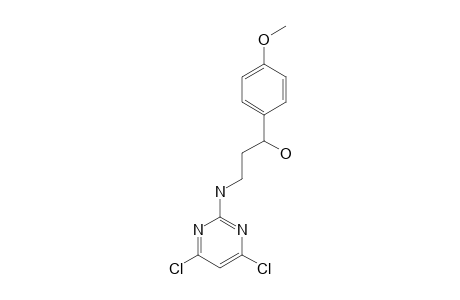4,6-DICHLORO-2-[3'-HYDROXY-3'-(4''-METHOXYPHENYL)-PROPYLAMINO]-PYRIMIDINE
