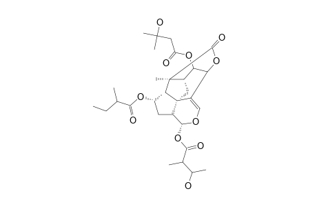 3-(3-HYDROXY-3-METHYLBUTANOYLOXY)-9-(2-METHYLBUTANOYLOXY)-14-(THREO-2-METHYL-3-HYDROXYBUTANOYLOXY)-14,15-EPOXYTRIX-5(15)-EN-4,12-OLIDE
