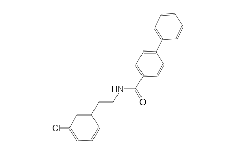 N-[2-(3-chlorophenyl)ethyl][1,1'-biphenyl]-4-carboxamide