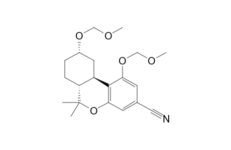 (6aS,9S,10aR)-6a,7,8,9,10,10a-hexahydro-1,9-bis(methoxymethoxy)-6,6-dimethyl-6H-benzo[c]chromene-3-carbonitrile