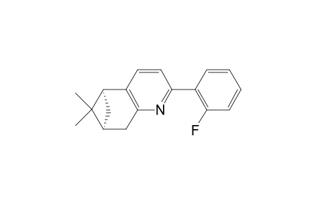 (1S,9S)-5-(2-Fluoro-phenyl)-10,10-dimethyl-6-aza-tricyclo[7.1.1.0*2,7*]undeca-2(7),3,5-triene