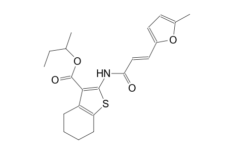 sec-butyl 2-{[(2E)-3-(5-methyl-2-furyl)-2-propenoyl]amino}-4,5,6,7-tetrahydro-1-benzothiophene-3-carboxylate