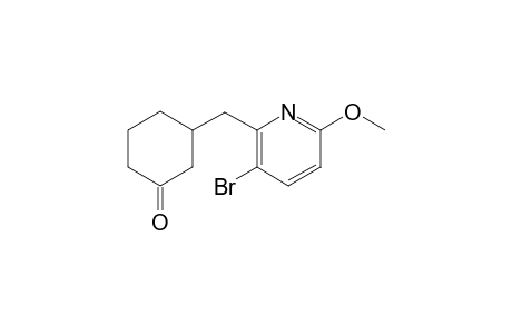 5-Bromo-6-(3'-oxocyclohex-1'-yl)methyl]-2-methoxypyridine