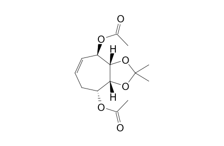 (1R,2R,3S,4R)-1,4-Di-O-acetyl-2,3-O-(1-methylethylidene)cyclohept-5-ene-1,2,3,4-tetrol