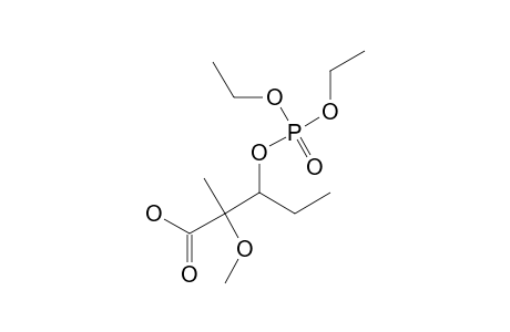 2-METHOXY-2-METHYL-3-(DIETHYLPHOSPHATOXY)-PENTANOIC-ACID