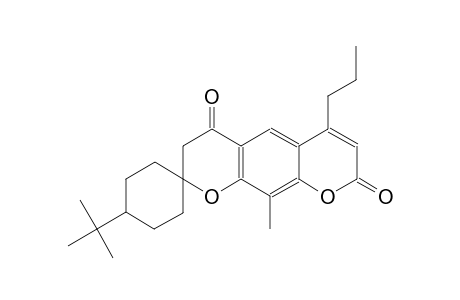 4-(tert-butyl)-10'-methyl-6'-propyl-3'H-spiro[cyclohexane-1,2'-pyrano[3,2-g]chromene]-4',8'-dione