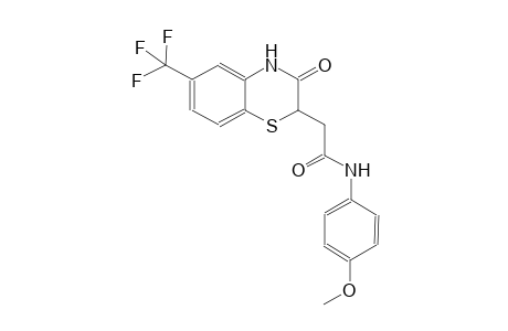 2H-1,4-benzothiazine-2-acetamide, 3,4-dihydro-N-(4-methoxyphenyl)-3-oxo-6-(trifluoromethyl)-