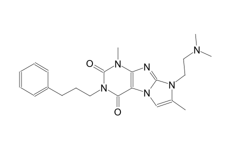 1H-imidazo[2,1-f]purine-2,4(3H,8H)-dione, 8-[2-(dimethylamino)ethyl]-1,7-dimethyl-3-(3-phenylpropyl)-