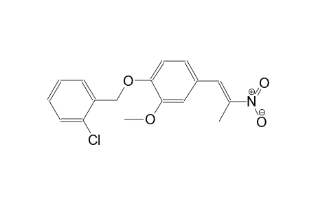 1-[(2-chlorobenzyl)oxy]-2-methoxy-4-[(1E)-2-nitro-1-propenyl]benzene