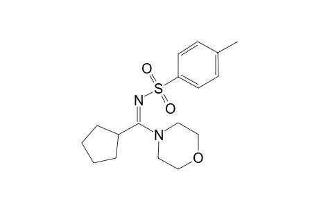N'-Tosyl-N,N-cyclo(ethyleneoxyethylene)cyclopentanamidinee