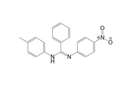 N-(4-methylphenyl)-N'-(4-nitrophenyl)benzenecarboximidamide