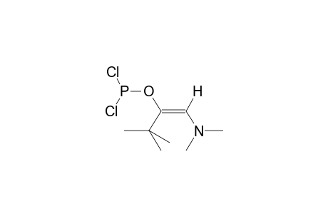 1-DIMETHYLAMINO-2-DICHLOROPHOSPHINOXY-3,3-DIMETHYL-1-BUTENE