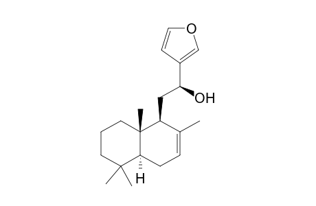 (12S)-15,16-Epoxy-12-hydroxylabda-7,13(16),14-triene