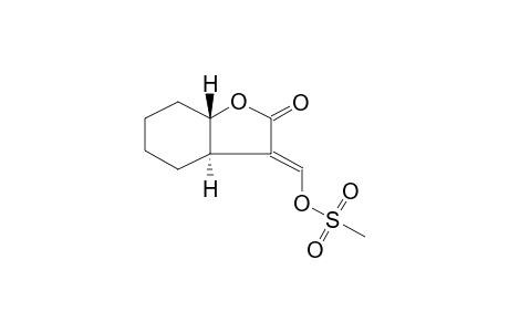 (E)-3-(METHYLSULPHONYLOXYMETHYLENE)-TRANS-HEXAHYDRO-2(3H)-BENZOFURANONE