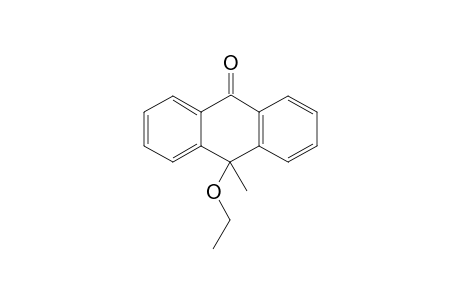 10-Ethoxy-10-methyl-9-anthrone
