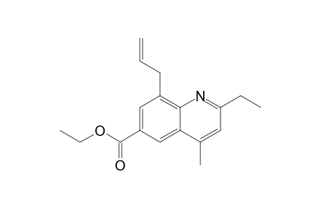 Ethyl 2-Ethyl-8-allyl-4-methyl-6-quinolinecarboxylate