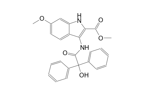 methyl 3-{[hydroxy(diphenyl)acetyl]amino}-6-methoxy-1H-indole-2-carboxylate
