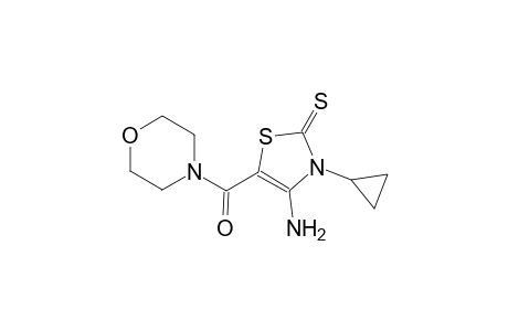2(3H)-thiazolethione, 4-amino-3-cyclopropyl-5-(4-morpholinylcarbonyl)-