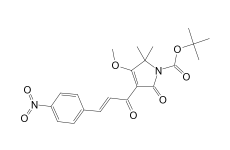 N-tert-Butoxycarbonyl-4-methoxy-5,5-dimethyl-3-[(E)-p-nitrocinnamoyl]-3-pyrrolin-2-one