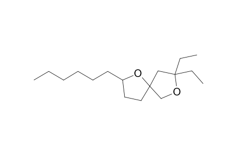 (2R*,5R*/S*)-8,8-Diethyl-2-hexyl-1,7-dioxaspiro[4.4]nonane