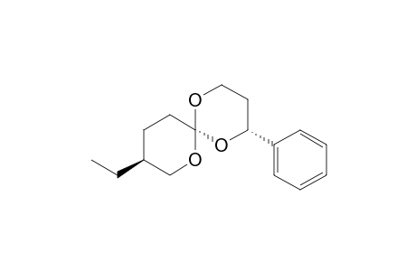 (4R,6R,9S)-4-Phenyl-9-ethyl-1,5,7-trioxaspiro[5.5]undecane