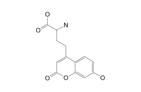 RAC-(7-HYDROXY-COUMARIN-4-YL)-ETHYLGLYCINE