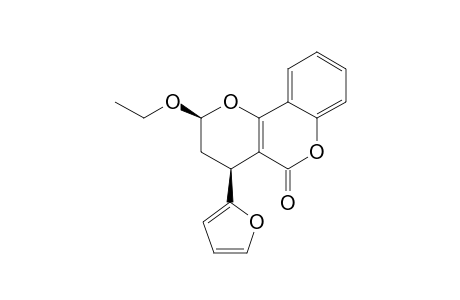 CIS-3,4-DIHYDRO-2-ETHOXY-4-(2-FURYL)-2H,5H-PYRANO-[3,2-C]-[1]-BENZOPYRAN-5-ONE