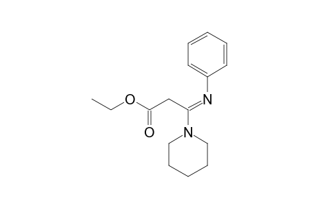 ETHYL-3-PIPERIDINO-3-PHENYLIMINOPROPANOATE