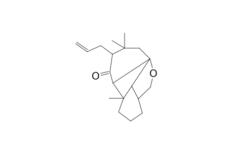 4.endo.-ally-1,5,5-trimethyl-8-oxatetracyclo[8.3.1.0(2,7).0(7,14)]tetradecan-3-one