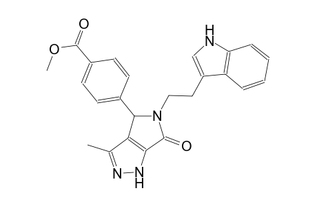 benzoic acid, 4-[1,4,5,6-tetrahydro-5-[2-(1H-indol-3-yl)ethyl]-3-methyl-6-oxopyrrolo[3,4-c]pyrazol-4-yl]-, methyl ester