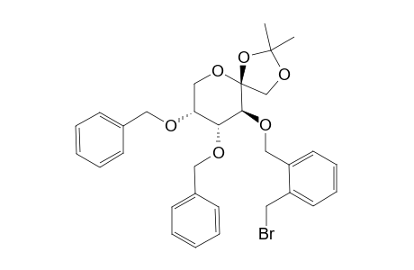 4,5-DI-O-BENZYL-3-O-(2-BROMOMETHYLBENZYL)-1,2-O-ISOPROPYLIDENE-BETA-D-FRUCTOPYRANOSE