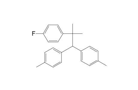 Benzene, 1,1'-[2-(4-fluorophenyl)-2-methylpropylidene]bis[4-methyl-