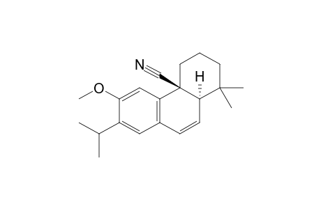 7-Isopropyl-6-methoxy-1,1-dimethyl-1,2,3,4,4a,10a-hexahydrophenanthrene-4a-carbonitrile