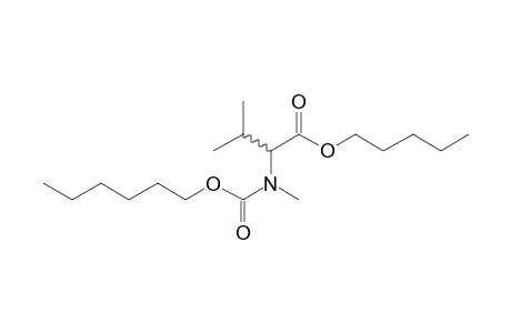 dl-Valine, N-methyl-N-hexyloxycarbonyl-, pentyl ester