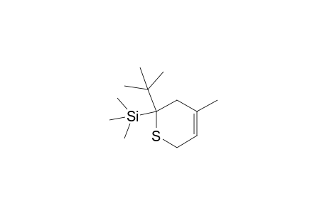 4-Methyl-2-t-butyl-2-trimethylsilyl-3,6-dihydro-2H-thiopyran