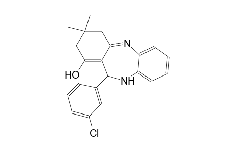 11-(3-chlorophenyl)-3,3-dimethyl-3,4,10,11-tetrahydro-2H-dibenzo[b,e][1,4]diazepin-1-ol