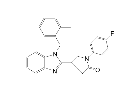 2-pyrrolidinone, 1-(4-fluorophenyl)-4-[1-[(2-methylphenyl)methyl]-1H-benzimidazol-2-yl]-