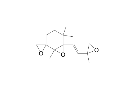 Spiro[7-oxabicyclo[4.1.0]heptane-2,2'-oxirane], 1,5,5-trimethyl-6-[2-(2-methyloxiranyl)ethenyl]-