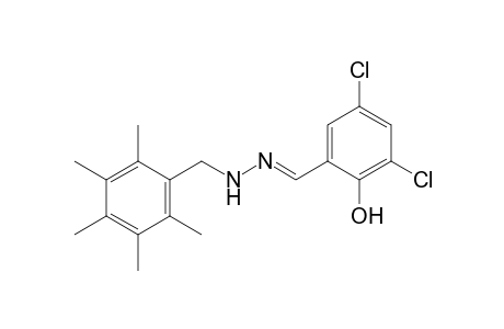 3,5-dichlorosalicylaldehyde, (2,3,4,5,6-pentamethylbenzyl)hydrazone