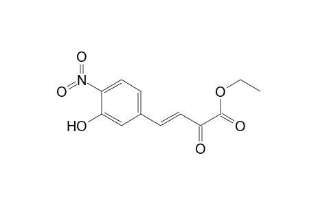 (E)-4-(3-hydroxy-4-nitro-phenyl)-2-keto-but-3-enoic acid ethyl ester