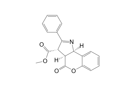 Benzopyrano[4,3-b]pyrrole-3-carboxylic acid, 3,3a,4,9b-tetrahydro-4-oxo-2-phenyl-, methyl ester, (3.alpha.,3a.alpha.,9b.alpha.)-