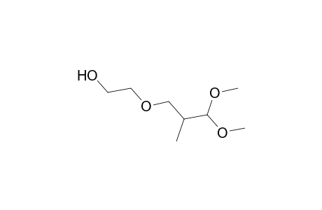 3-(2-Hydroxyethoxy)-1,1-dimethoxy-2-methylpropane
