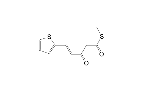 S-Methyl 3-oxo-5-(2'-thienyl)-4-pentenethioate