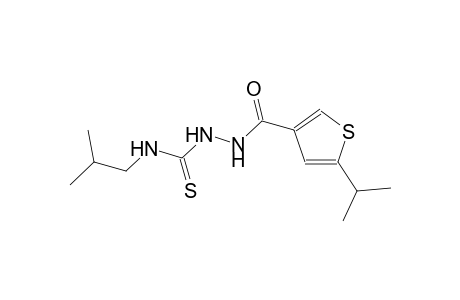 N-isobutyl-2-[(5-isopropyl-3-thienyl)carbonyl]hydrazinecarbothioamide