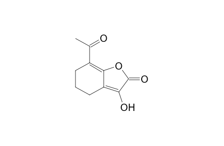 2-Acetyl-7-hydroxy-8-oxo-9-oxabicyclo[4.3.0]nona-1,6-diene