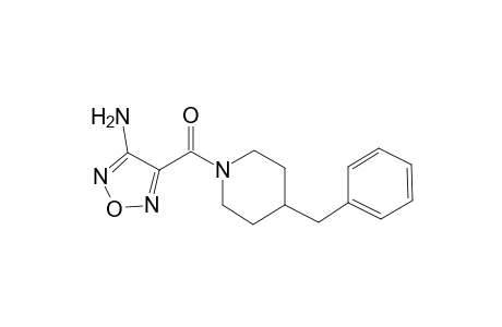 4-[(4-Benzyl-1-piperidinyl)carbonyl]-1,2,5-oxadiazol-3-amine