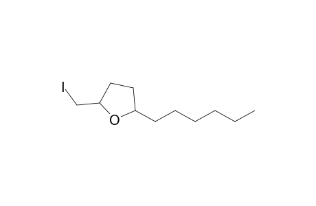 2-(Iodomethyl)-5-hexyltetrahydrofuran