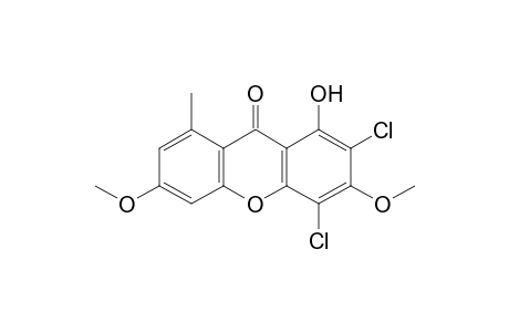 2,4-Dichloro-1-hydroxy-3,6-dimethoxy-8-methyl-9H-xanthen-9-one
