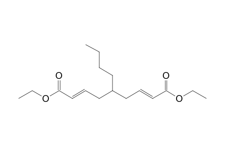 (E),(E)-1,7-dicarbethoxy-4-butyl-1,6-heptadiene